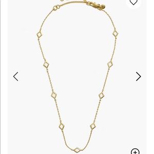 Madewell glass inlaid Diamond necklace